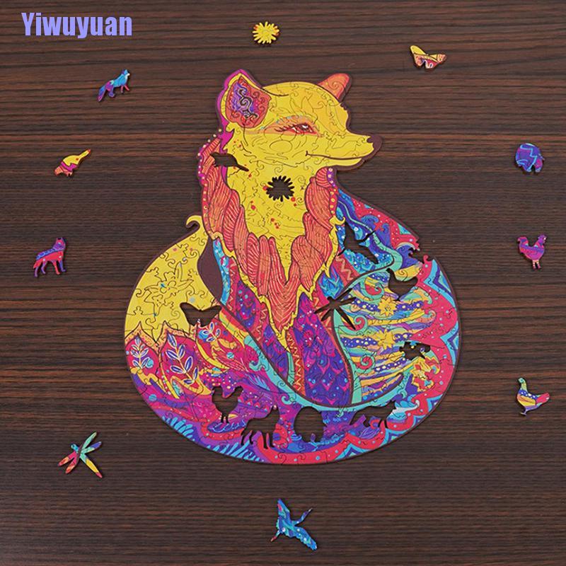 Bộ Đồ Chơi Xếp Hình Động Vật Bằng Gỗ Độc Đáo Cho Người Lớn Và Trẻ Em