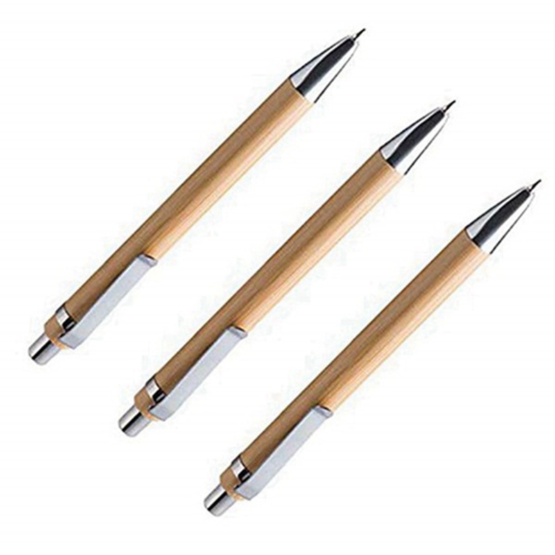 Set 50 Bút Bi Bằng Tre Chất Lượng Cao