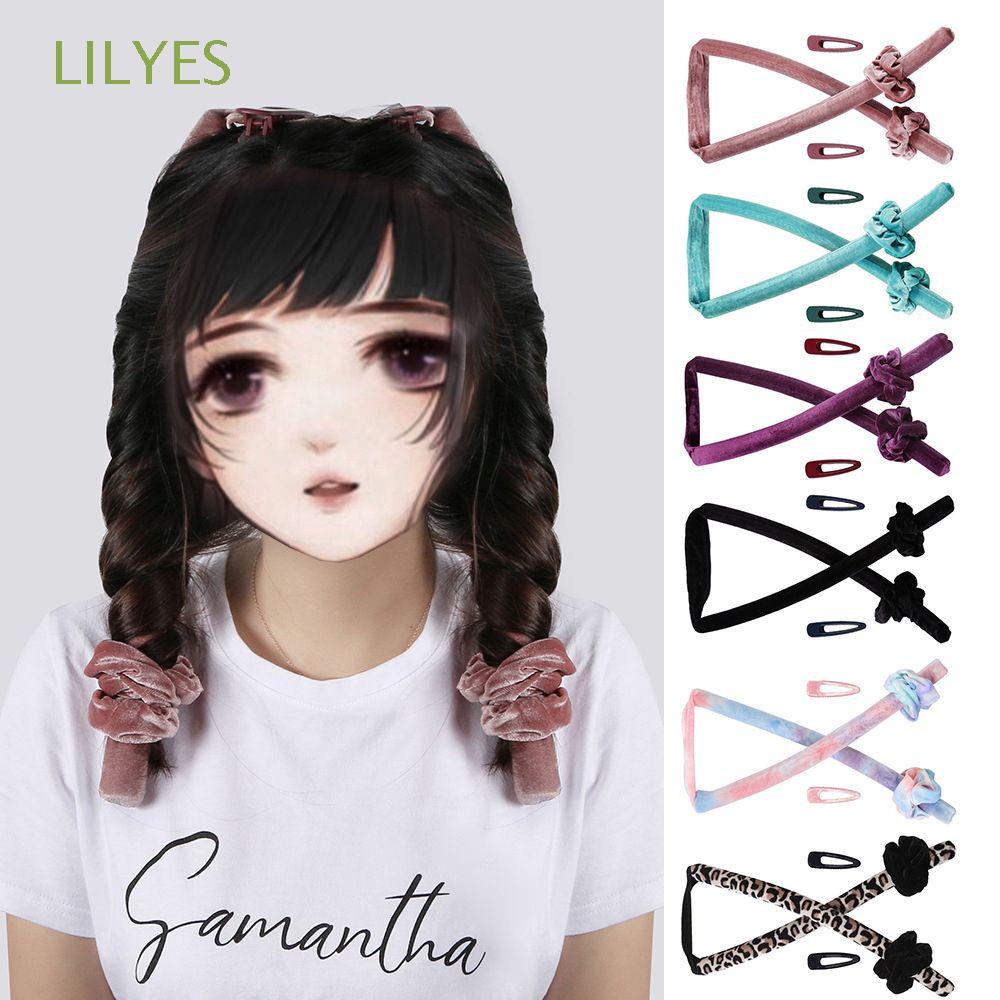 [Hàng mới về] Set 6 thanh mút xốp quấn tạo kiểu tóc xoăn DIY không nhiệt