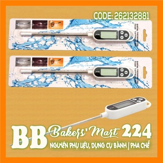 Nhiệt kế đo nhiệt độ kẹo, chất lỏng CJTP-300 - VỈ TRẮNG (TL3288) - 1 cây