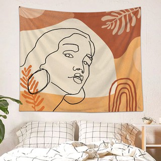 Tranh vải treo tường thảm xofa decor màu sắc trang trí phòng phong cách Hàn Quốc quà tặng sinh nhật Valentine