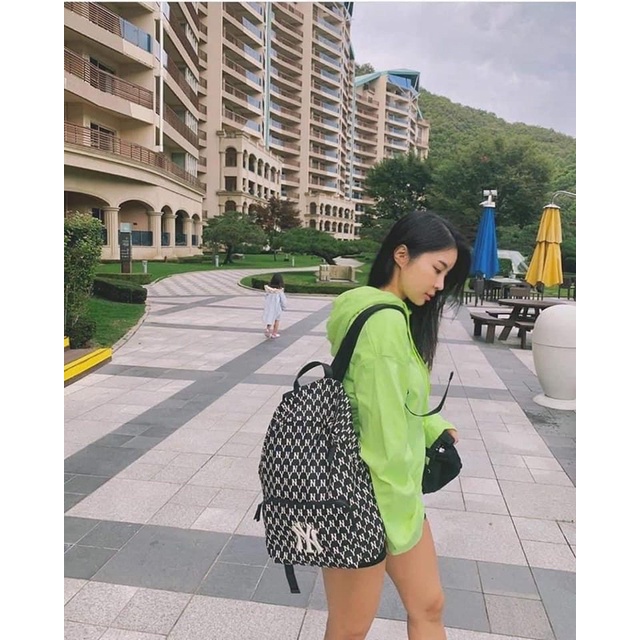 [Hàng chuẩn] Balo MLB NY size to 29x42cm thời trang nam nữ