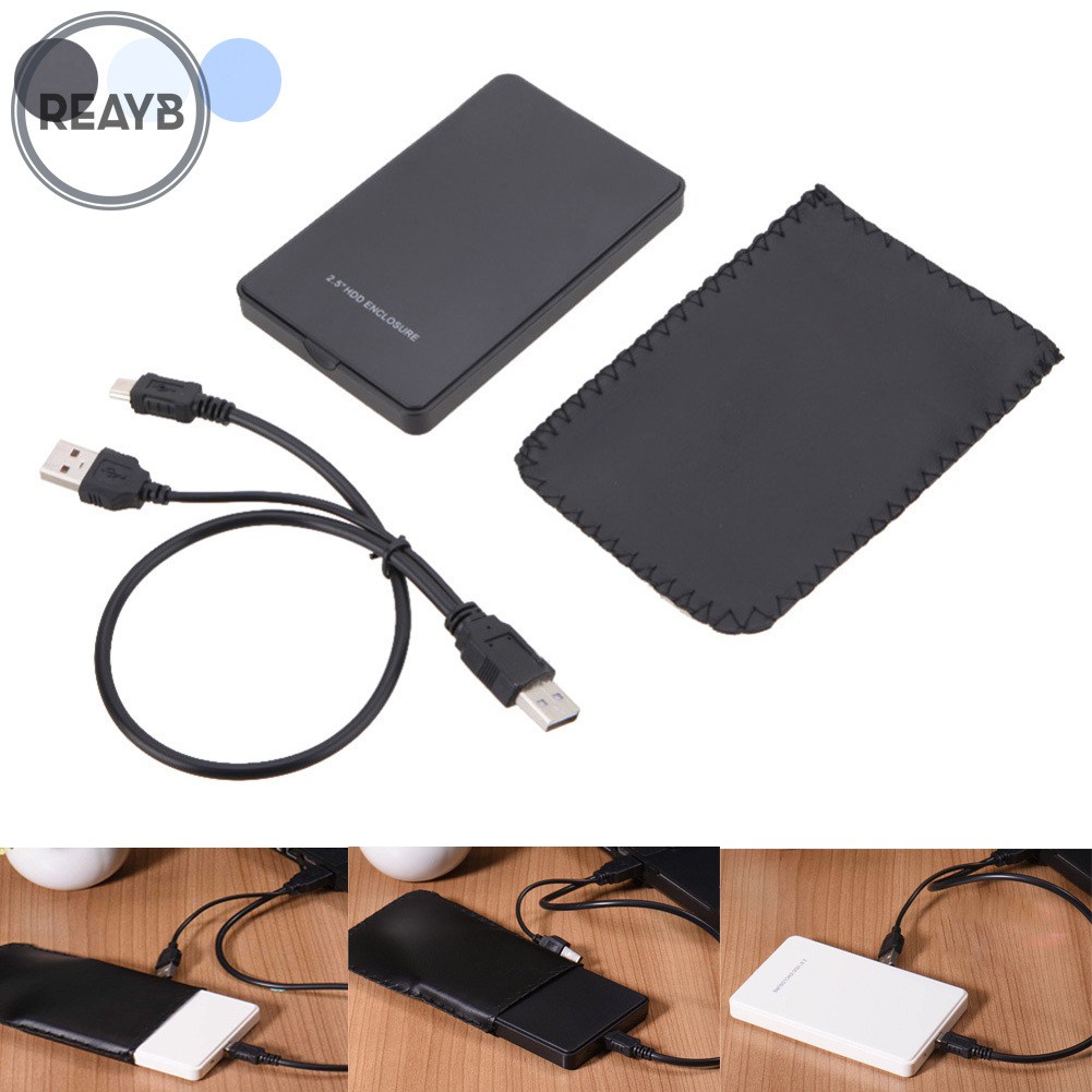 Hộp Đựng Ổ Cứng Ngoài 2.5 Inch Sata 2tb Usb 2.0 Hdd