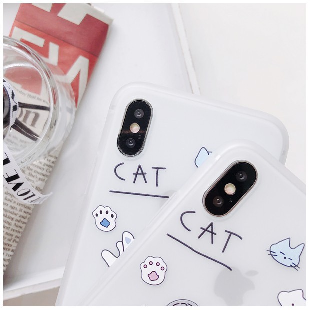 Ốp lưng iphone Mèo béo TPU trơn dẻo mềm 5/5s/6/6plus/6s/6splus/7/7plus/8/8plus/x/xr/xs/11/12/pro/max/plus/promax | BigBuy360 - bigbuy360.vn