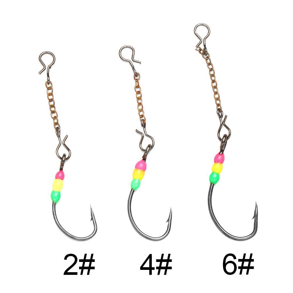 Set 5 Móc Câu Cá Dạng Chuỗi Hạt Cứng Hình Cá Voi Nhân Tạo