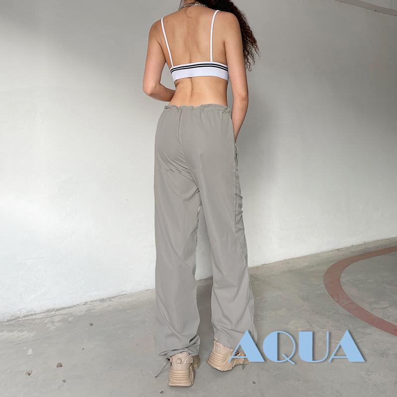 Anana Quần Dài Lưng Vừa Màu Trơn Phối Túi Thời Trang Công Sở Cho Nữ