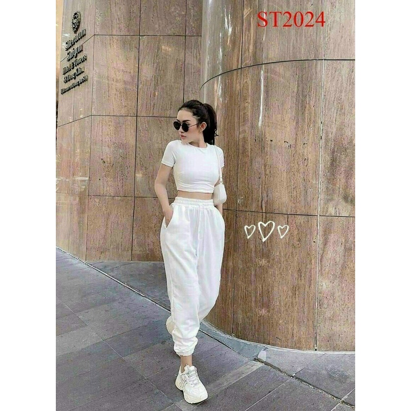 sét bộ áo phông quần dài thun cotton thái kiểu dáng đa phong cách vô cung xinh đẹp danh cho chị em