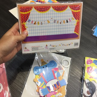 Dây hình thú trang trí sinh nhật