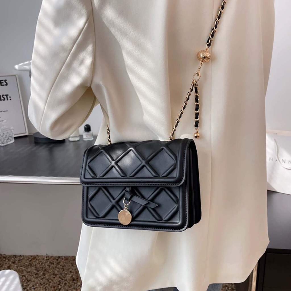 Túi đeo chéo nữ kết hợp đeo vai thời trang Zmin, chất liệu da PU cao cấp - T005