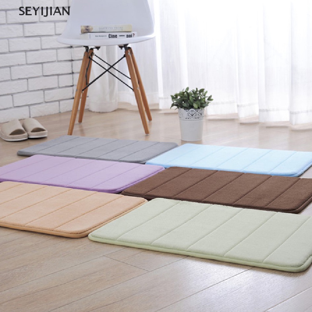 Thảm lót sàn nhà tắm bằng xốp hoạt tính chống trượt có thể giặt sạch
