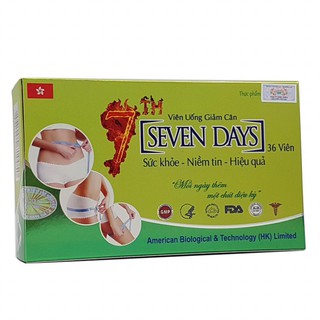 Sevenday - viên uống giảm cân