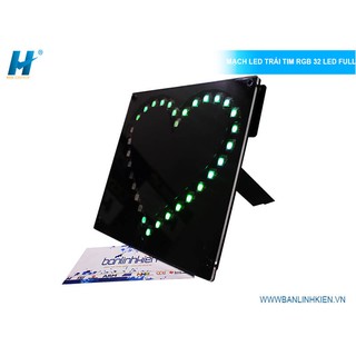 Mạch Led Trái Tim RGB 32 Led Full