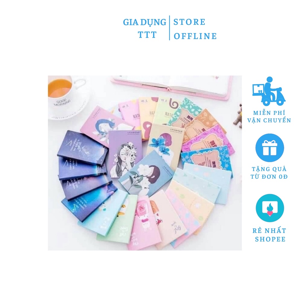 Giấy Thấm Dầu Gói 50 Tờ 2 Mặt Loại Xịn, Làm Sạch Da Mặt Bã Nhờn, Nhỏ Gọn Sử Dụng Dễ Dàng Tiện Dụng