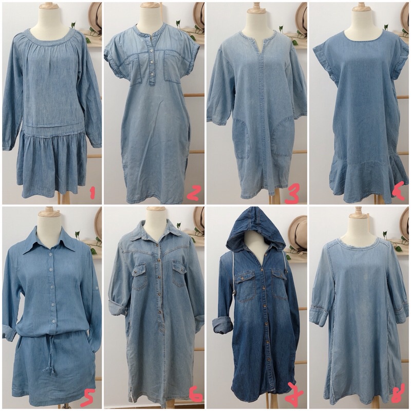 Đầm jean bò 2hand giá hạt dẻ