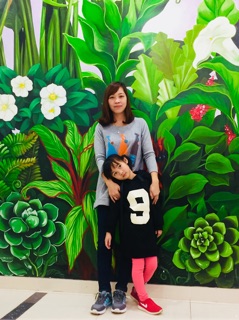 combo 2 quần leging (đen, hồng)