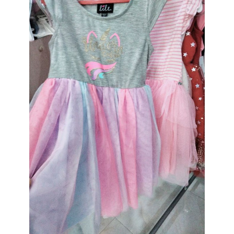 Đầm bé gái Tqxk Pink Violet,Zunnie lilt