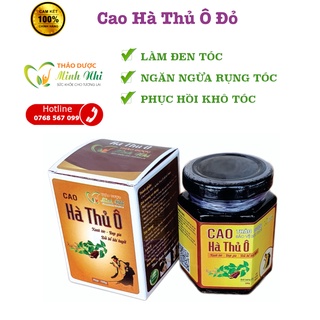 Cao Hà Thủ Ô Đỏ Nguyên Chất 100g Cao dẻo Giúp làm đen tóc, hỗ trợ ngăn ngừa rụng tóc, phục hồi khô tóc