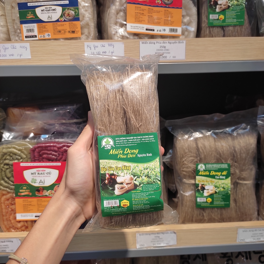 Miến Dong Phia Đén 500 gam Đặc Sản Cao Bằng Sợi Dai Giòn Không Hóa Chất | Meta FreshGo