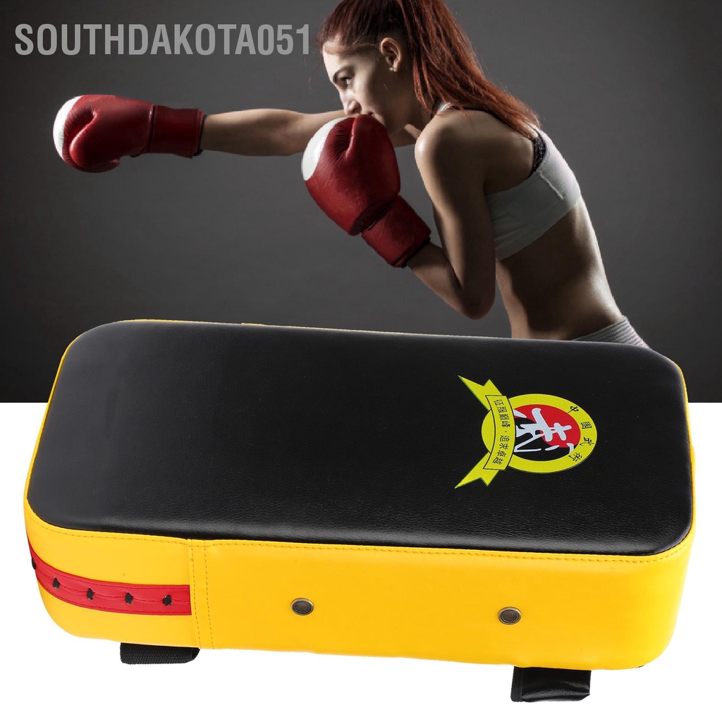 [Hàng Sẵn] Đích đấm võ thuật boxing Taekwondo Hình vuông bằng da PU đeo tay tiện dụng chất lượng cao【Southdakota051】