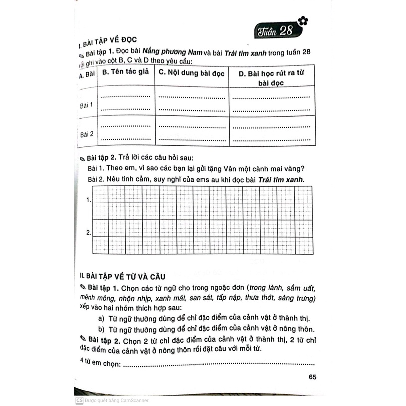 Sách - Vở bài tập cuối tuần tiếng việt 3  HA