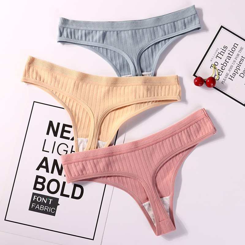 Quần lót lọt khe bông gân Sweet girl E2 | BigBuy360 - bigbuy360.vn
