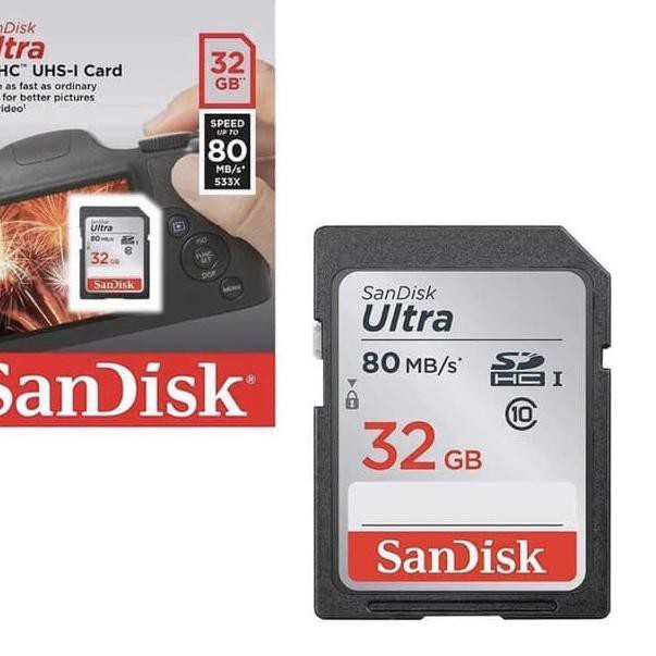 SANDISK 8 Thẻ Nhớ SDHC 32GB CLASS 10 UHS 80Mbps | BigBuy360 - bigbuy360.vn