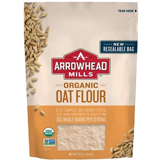 Bột yến mạch hữu cơ Arrowhead Mills Oat Flour 453g