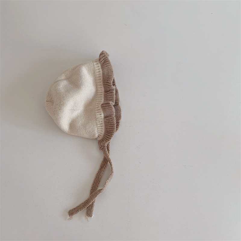 Mũ Len Dệt Kim Chống Gió Giữ Ấm Tai Thời Trang Thu Đông Dành Cho Trẻ Em