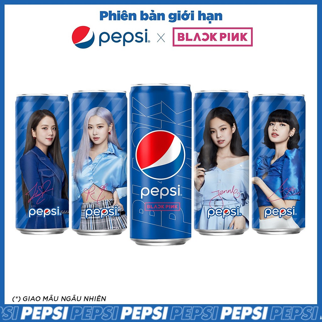 [Giao ngay] PEPSI BlackPink LISA phiên bản giới hạn (Blue Edition) HÀNG SƯU TẦM