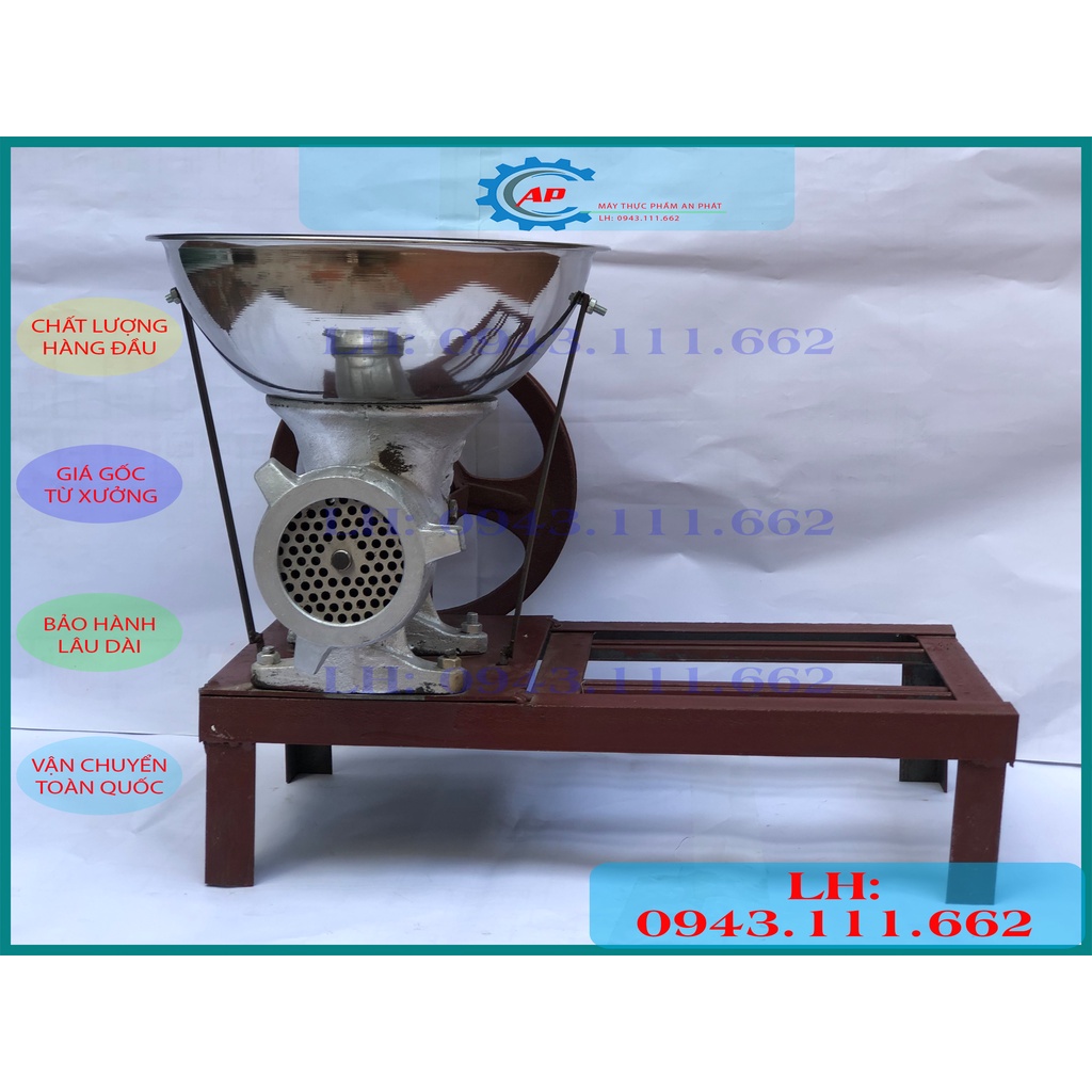 Cối đùn thịt 22 loại cối gang chưa có mô tơ, máy xay cá làm chả, xay sụn, xay mỡ