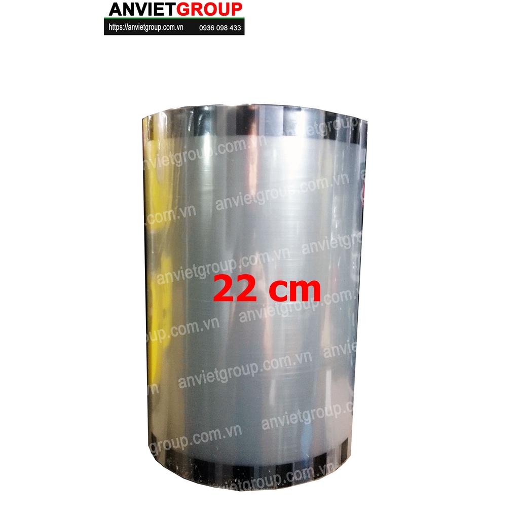 Cuộn màng keo nhựa nilon giấy bóng dán đậy dập ép miệng ly cốc, hộp, tô bát An Việt 13 15 16 17 22cm - TRONG KHÔNG HÌNH
