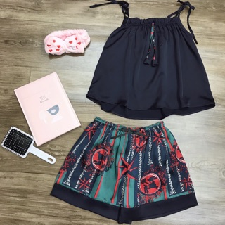 Bộ ngủ lụa 2 dây
