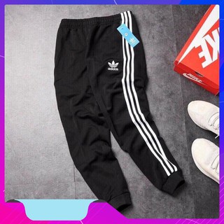 Quần dài thể thao 3 sọc - Quần jorger ba sọc đen, ba sọc trắng