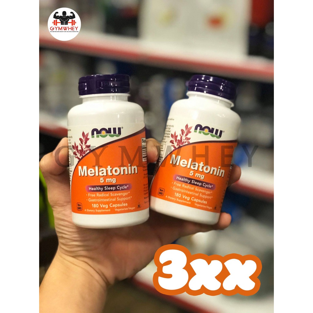 Melatonin Hỗ Trợ Giấc Ngủ Ngon Và Sâu Một Cách Tự Nhiên Không Gây Mệt Now Melatonin 5mg