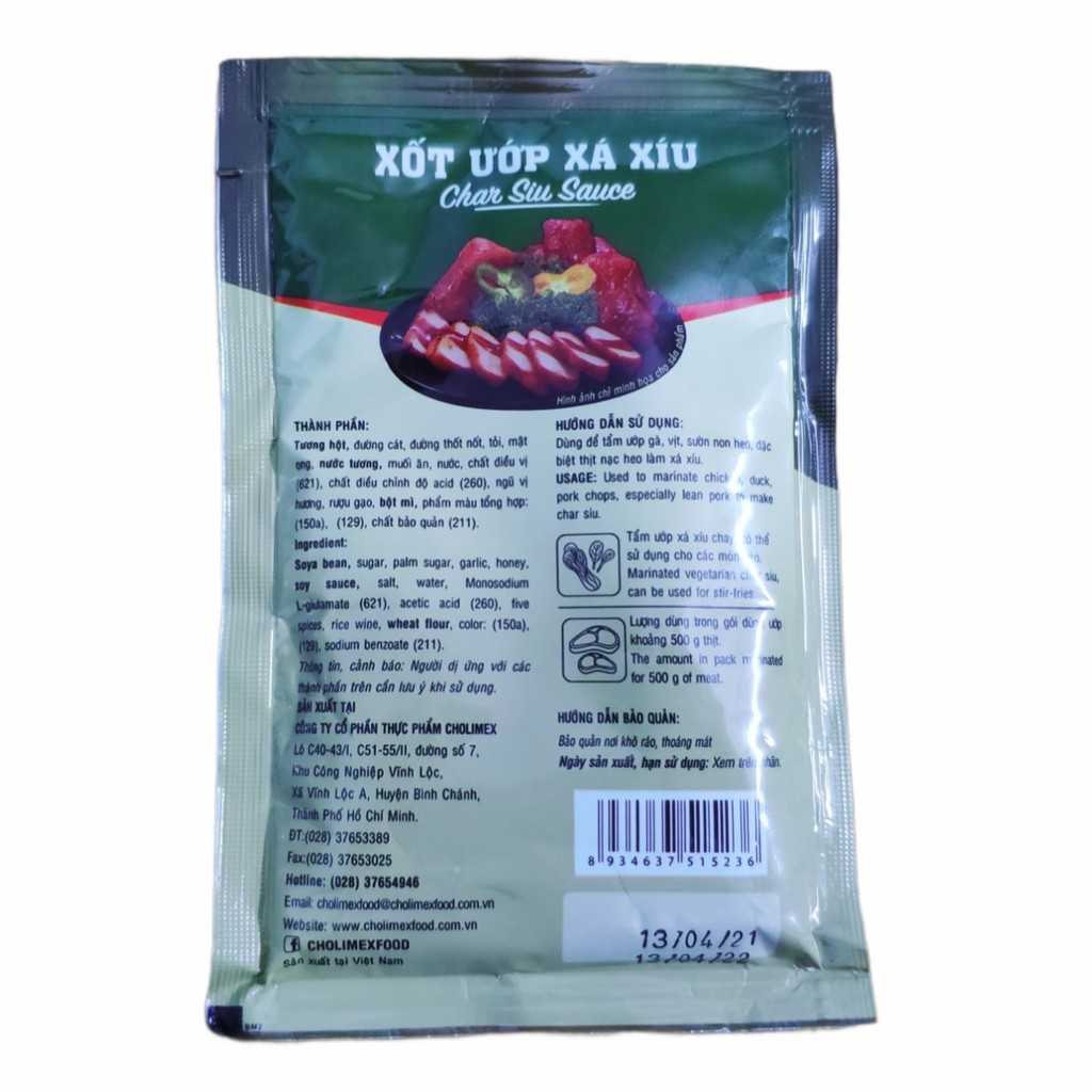 Xốt ướp xá xíu Cholimex gói 70g