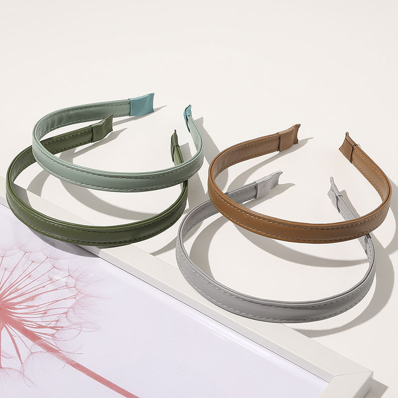 Băng Đô Cài Tóc Bằng Da Pu Thiết Kế Tinh Tế