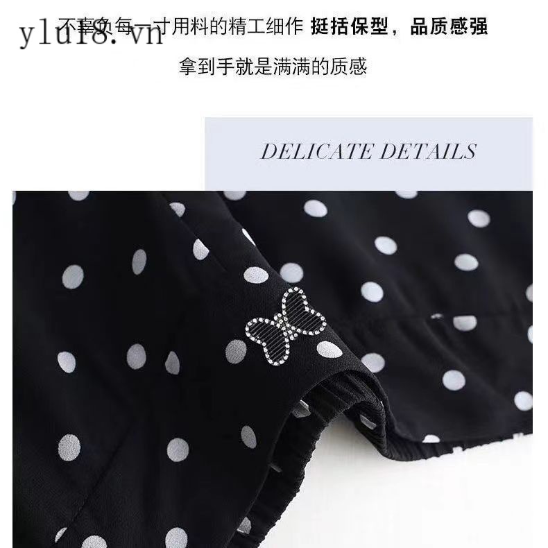 Quần Short Chiffon Hai Lớp Lưng Cao Ống Rộng Phong Cách Thời Trang Mới 2022 Cho Nữ
