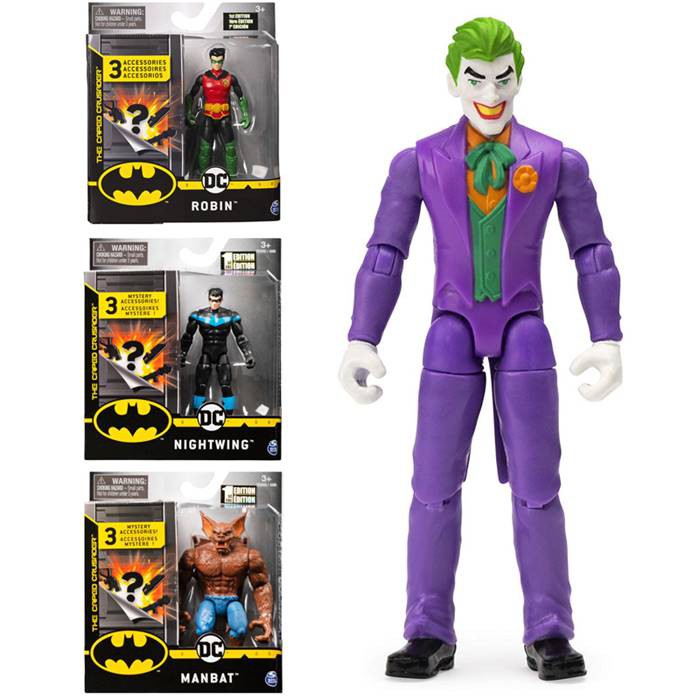 MÔ HÌNH NGƯỜI DƠI  CÙNG VŨ KHÍ TRỢ LỰC - CHÍNH HÃNG SPIN MASTER