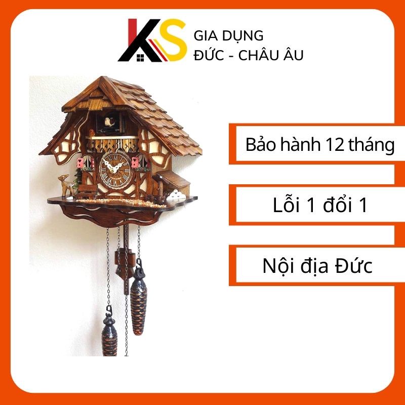 Đồng hồ treo tường KUCKU Cuckoo 416Q [Nhập Đức chính hãng