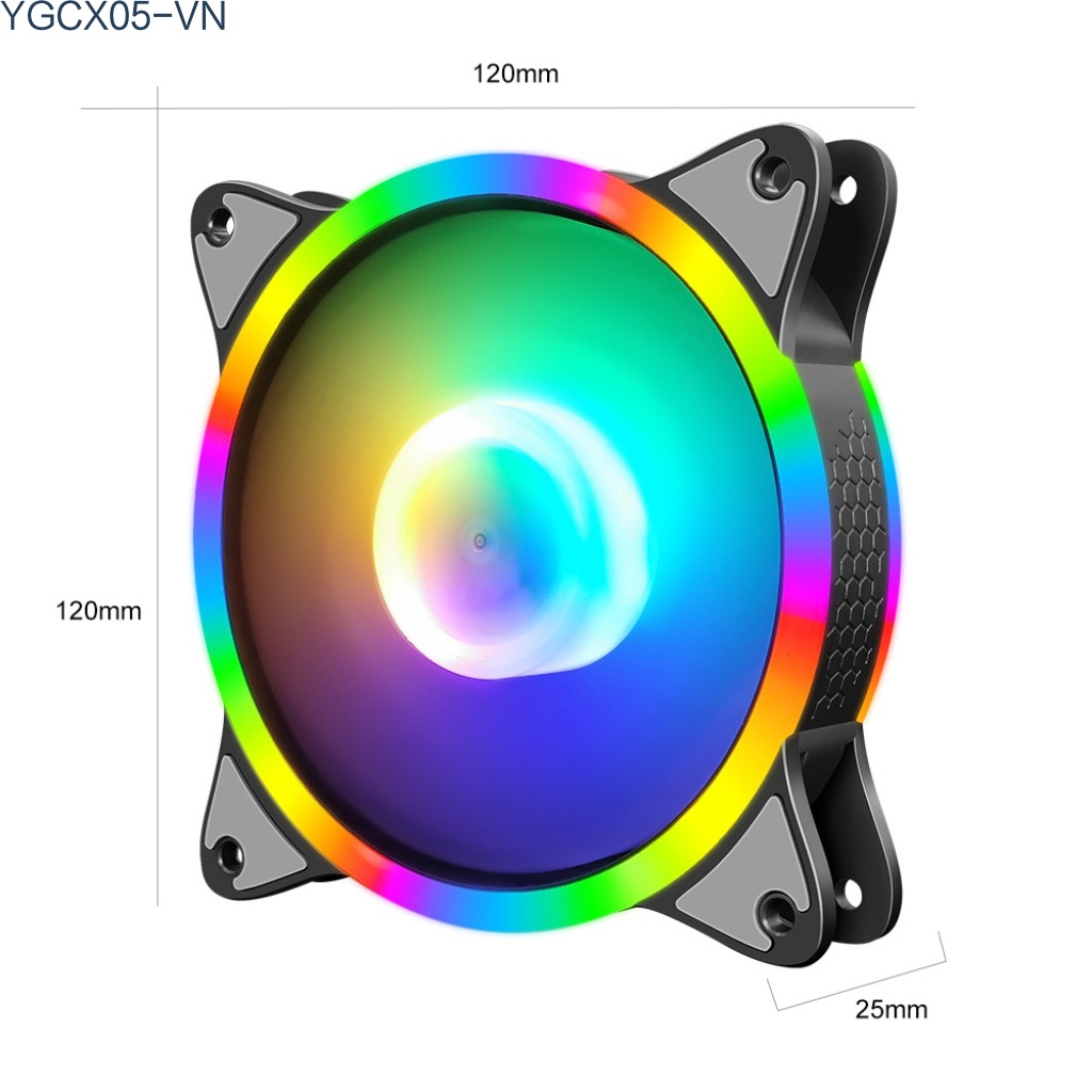 Quạt Tản Nhiệt Cpu Dc 12v 4 Pin Màu Rgb Tiện Dụng Ốp | BigBuy360 - bigbuy360.vn