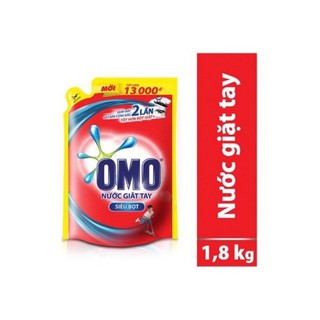 Nước giặt Omo Siêu bọt túi 1,8kg