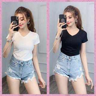 áo cổ tim phom rộng