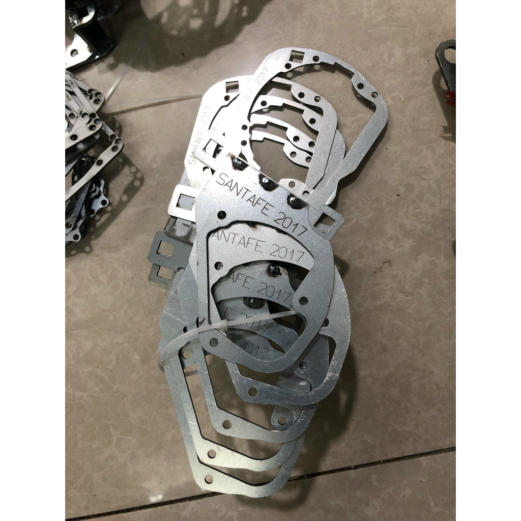 Dưỡng bi, Pat gắn đèn trợ sáng cho xe Huyndai Santafe 2015- 2020 2 bi, 2017-2019 1 bi, Elantra 2017 2 bi