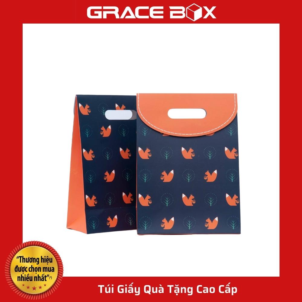 {Giá Sỉ} Túi Giấy Quà Tặng Sóc Cưng Xinh Xắn - 26.5 x 19.5 x 9 cm - Siêu Thị Bao Bì Grace Box