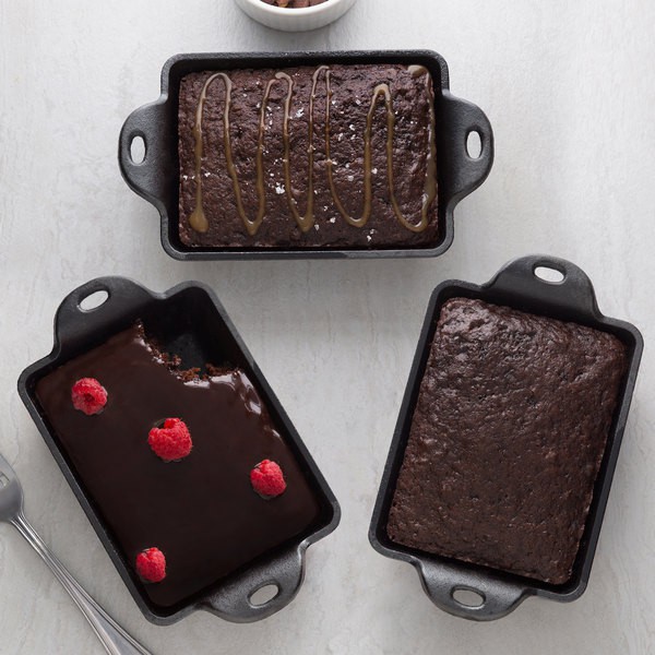 Khay gang Lodge Heat-Treated chữ nhật - 0.4L