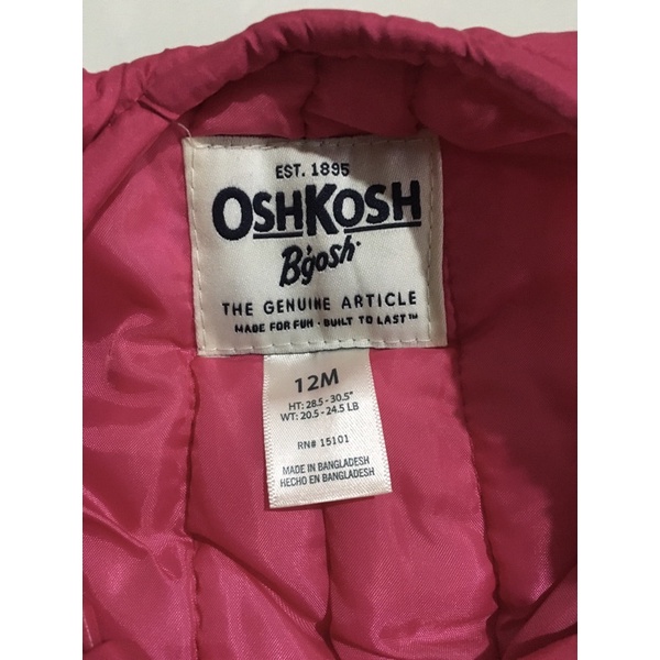 Thanh lý - Yếm Jum phao Oshkosh xuất xịn