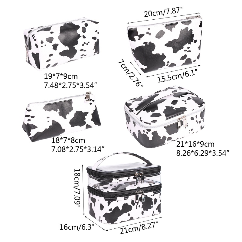 Túi Đựng Đồ Trang Điểm 2 Tầng Chống Nước Cho Nữ