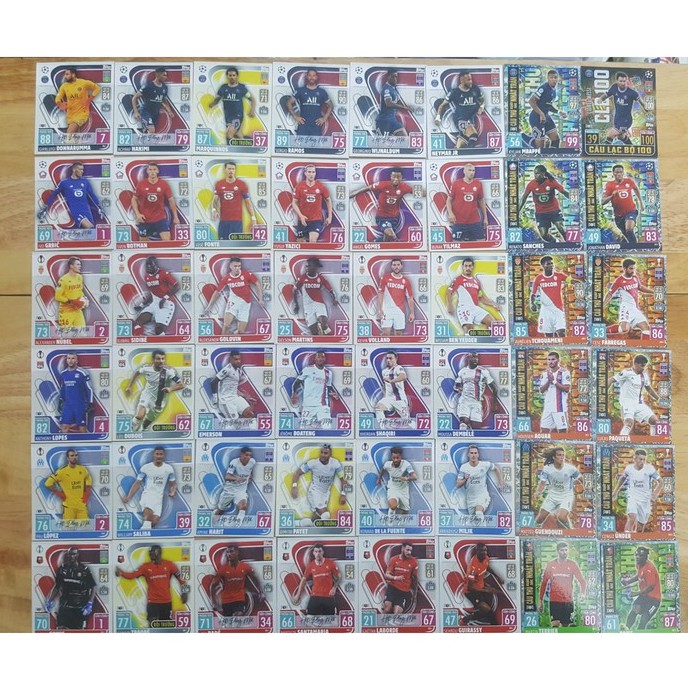 BST Album thẻ in Match Attax 2021/2022 Ligue 1