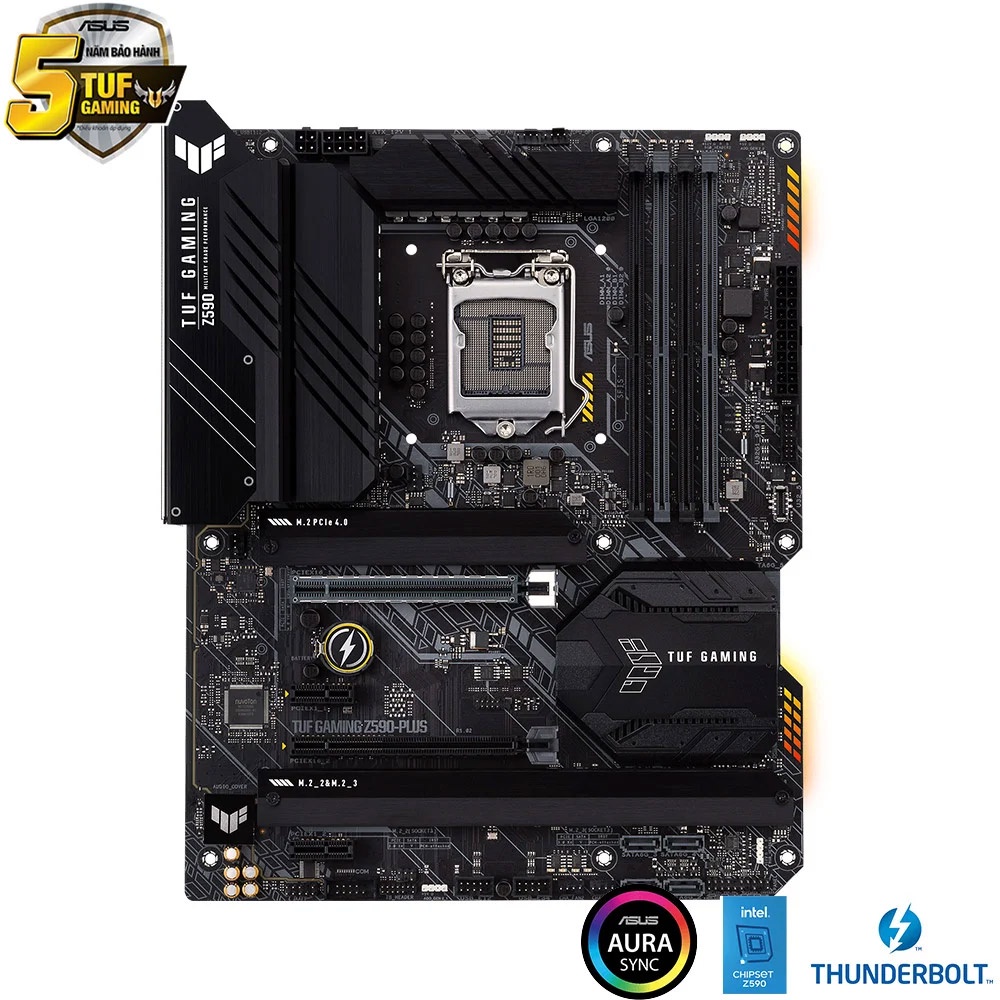 Bo mạch chính/ Mainboard ASUS Tuf Gaming Z590 Plus - Bảo hành 36 tháng