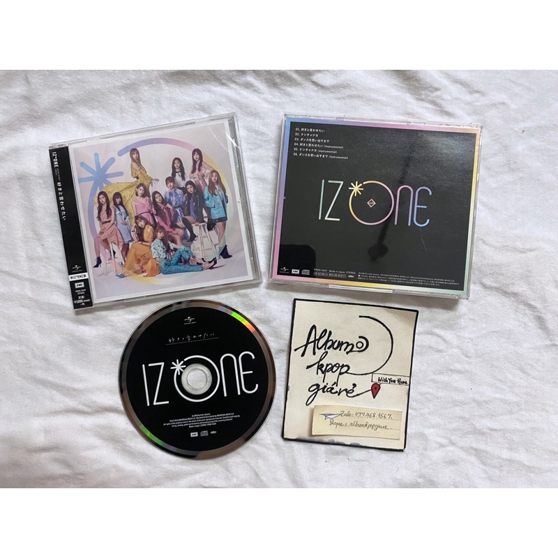 Izone Japan album 1st single đã khui seal, không photocard.